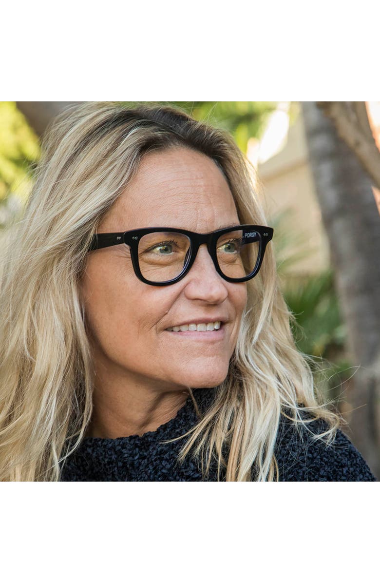 Caddis Porgy Backstage | Reading Glasses, Alternate, color, Gloss Black