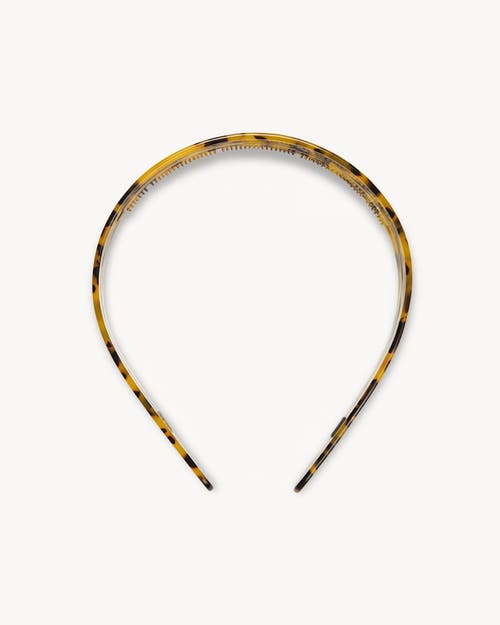 Machete Wide Headband In Yellow