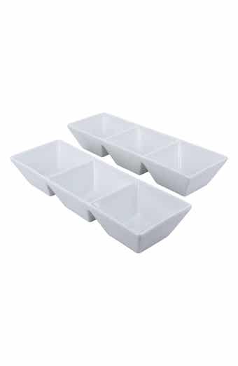 BIA Cordon Bleu Set of 2 3-Compartment Serving Bowls