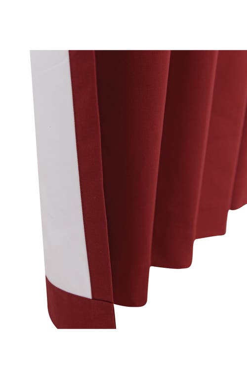 Outdoor Decor By Commonwealth Indoor Cotton Panel Curtain In Burgundy