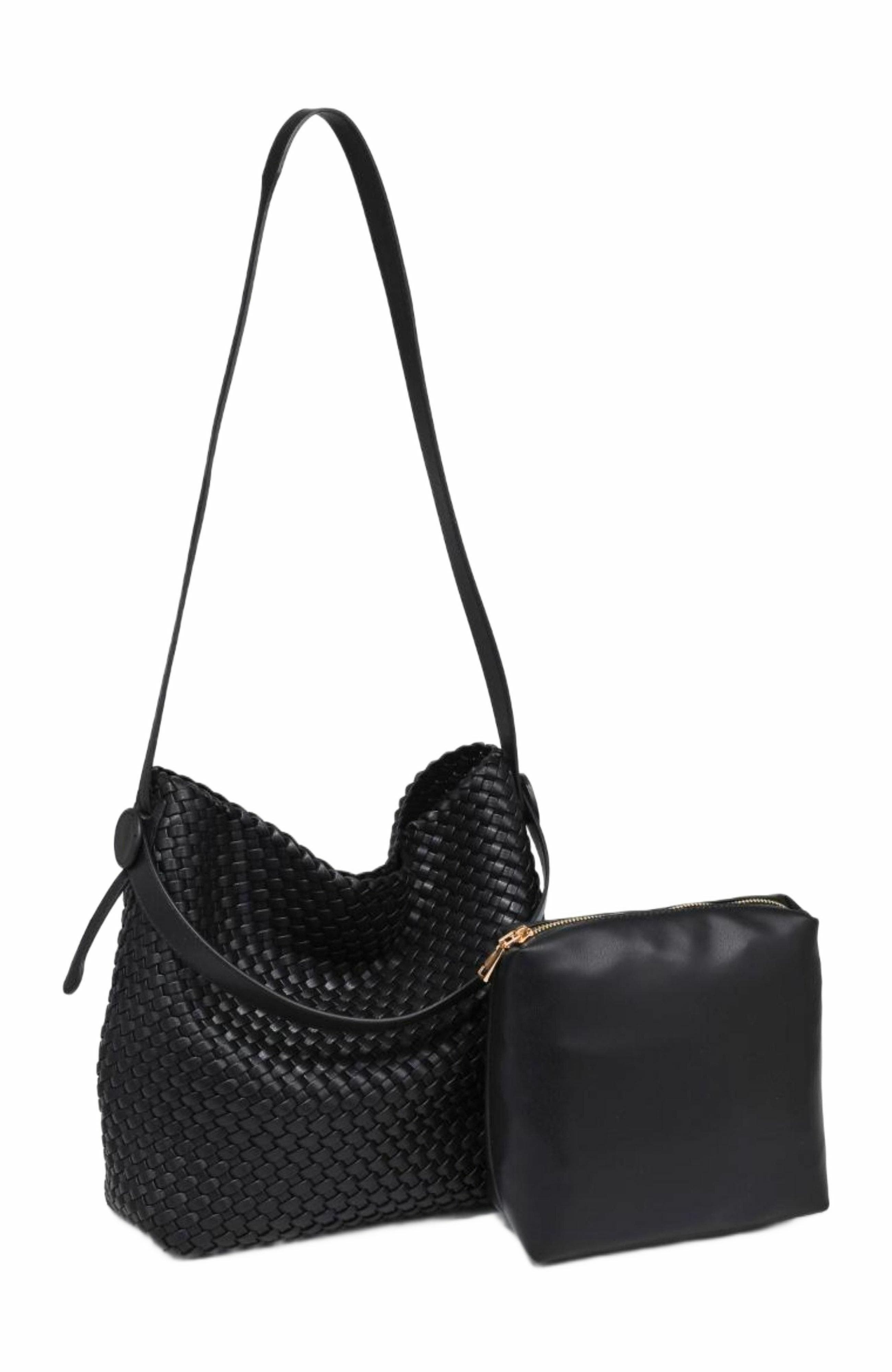 MODA LUXE Edith Hobo Bag, Alternate, color, Black