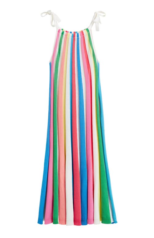 Chinti & Parker Rainbow Cotton Swing Dress In Rainbow