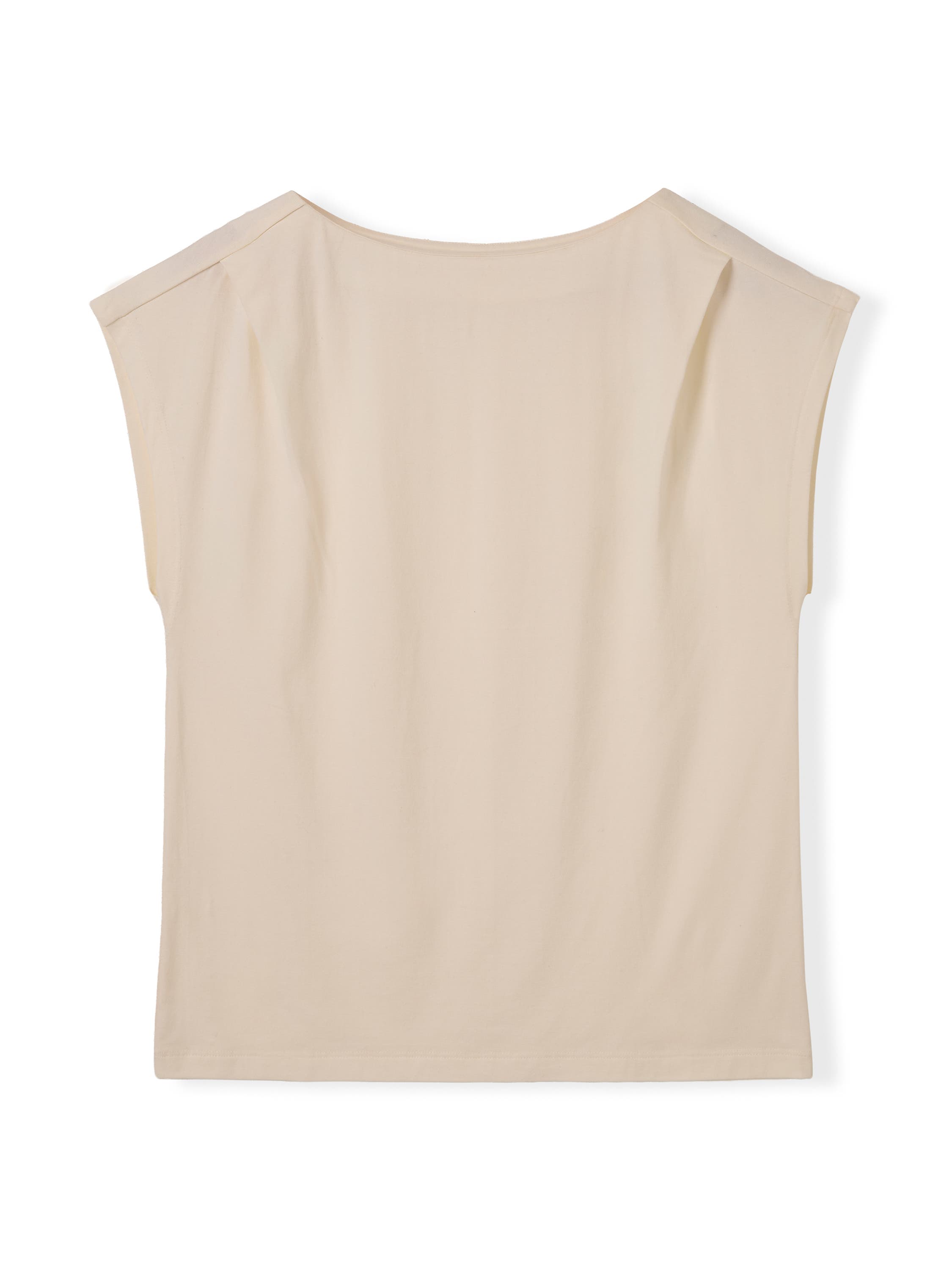 Slash Neck Cap Sleeve T-Shirt - image 2