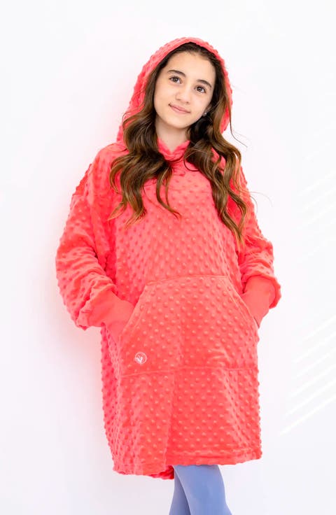 Minky Bubble Oversized Hoodie Big Kid