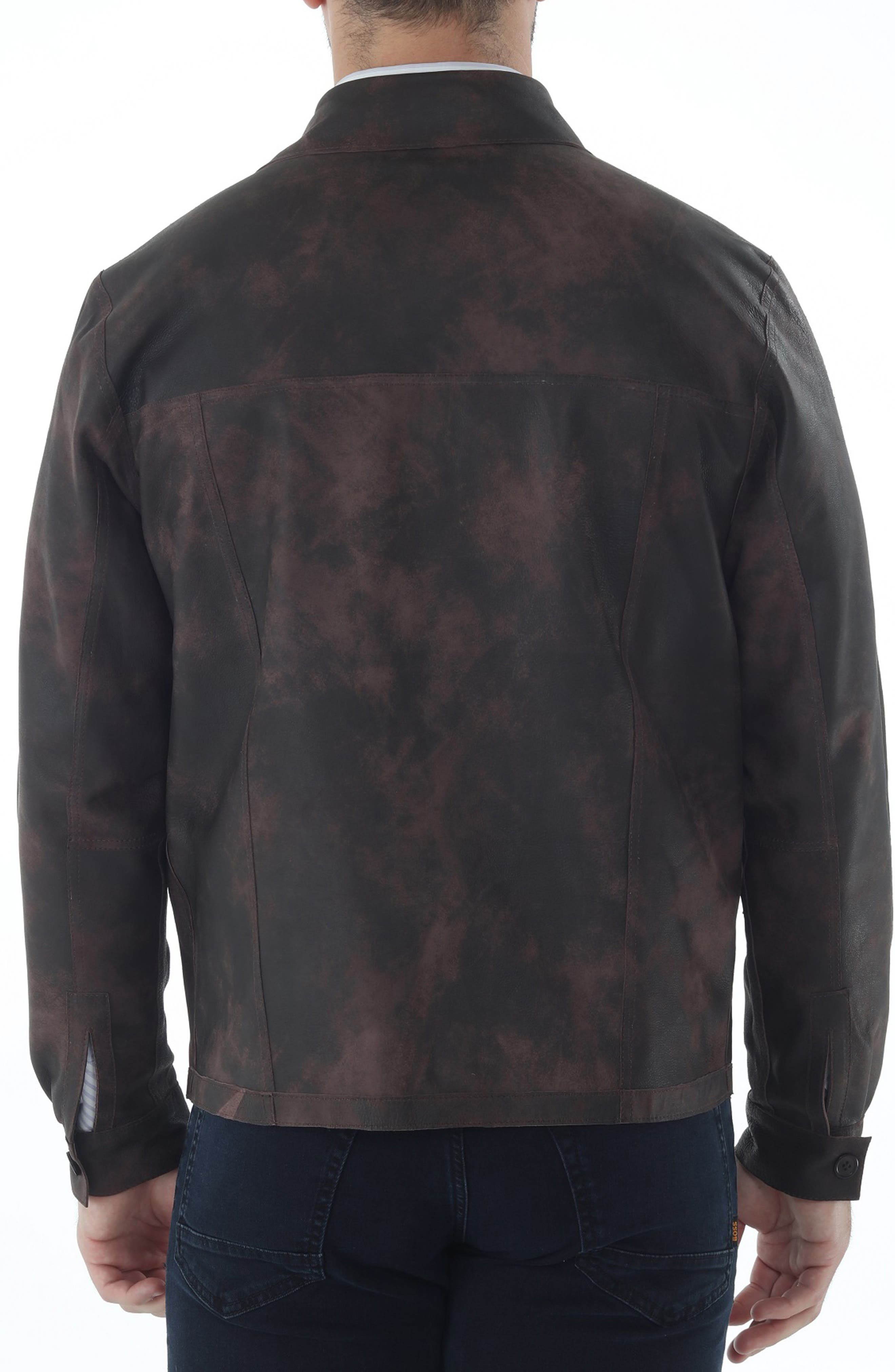 Smooth Reversible Leather Jacket - image 2