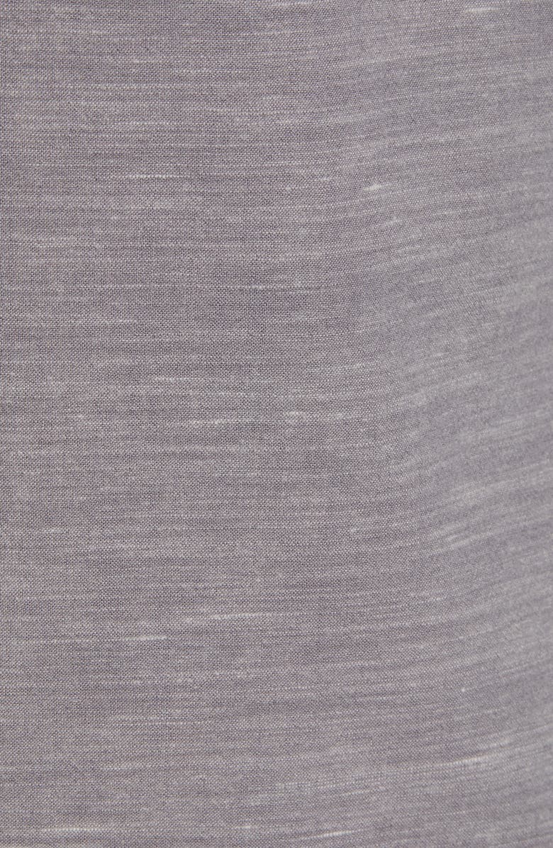 Club Monaco Slim Fit Mélange Flannel Button-Down Shirt, Alternate, color,