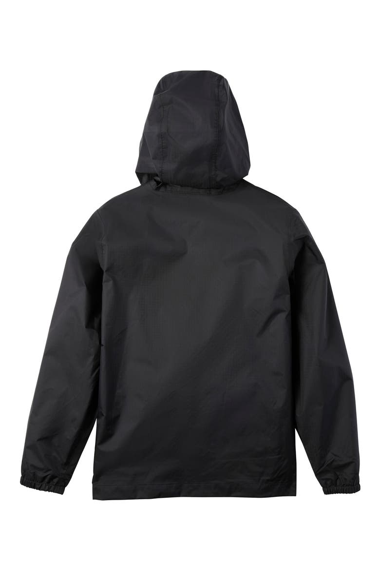 Kids' Zipline Waterproof Rain Jacket, Alternate, color, TNF BLACK