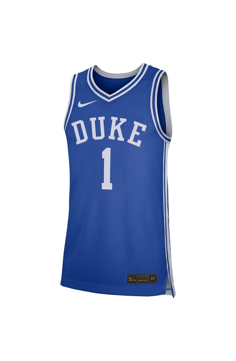 Nike Men's Nike Royal Duke Blue Devils Replica Jersey, Alternate, color,