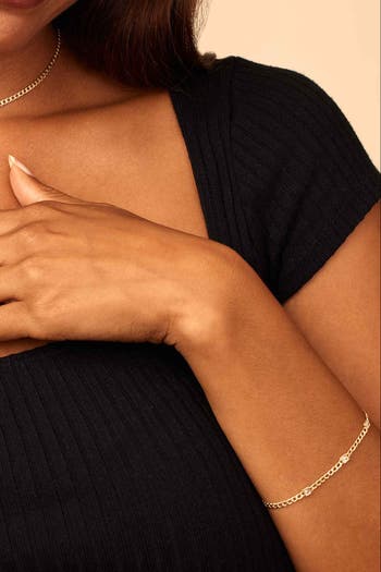 アクセサリー 14K Gold Dazzle Bracelet _ Solid gold 14K Gold Dazzle Bracelet _ Solid gold