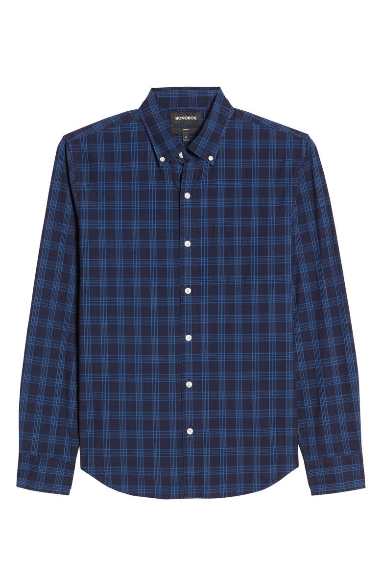 Bonobos Slim Fit Plaid Button-Down Shirt, Alternate, color,