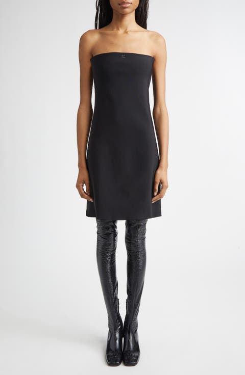 Bustier Lingerie Strapless Jersey Minidress