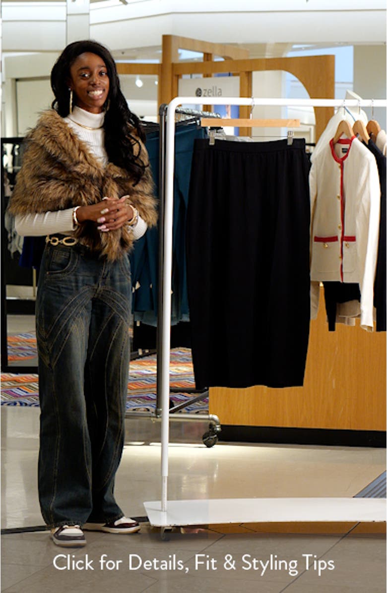 Jersey Midi Skirt, sales video thumbnail