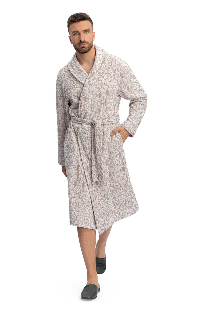 Togas Izar Men's Bathrobe, Main, color, Beige