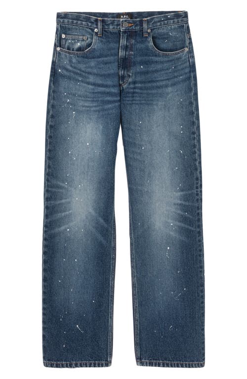 Apc A. P.c. Relaxed Fit Jeans In Washed Indigo