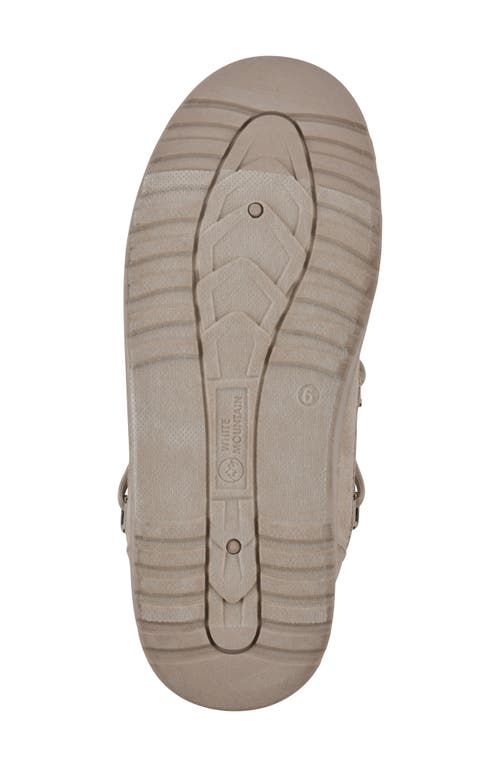 White Mountain Footwear Isador Faux Shearling Bootie In Brown