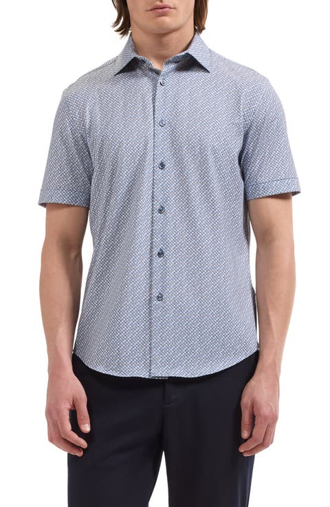 Miles OoohCotton Geometric Short Sleeve Shirt