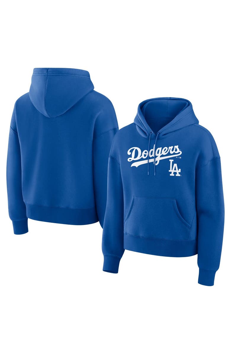 FANATICS Women's Fanatics  Royal Los Angeles Dodgers Lockup Legacy Fleece Hoodie, Main, color, Royal
