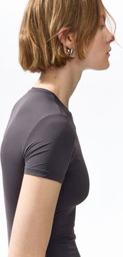 H&M Short-sleeved microfiber bodysuit