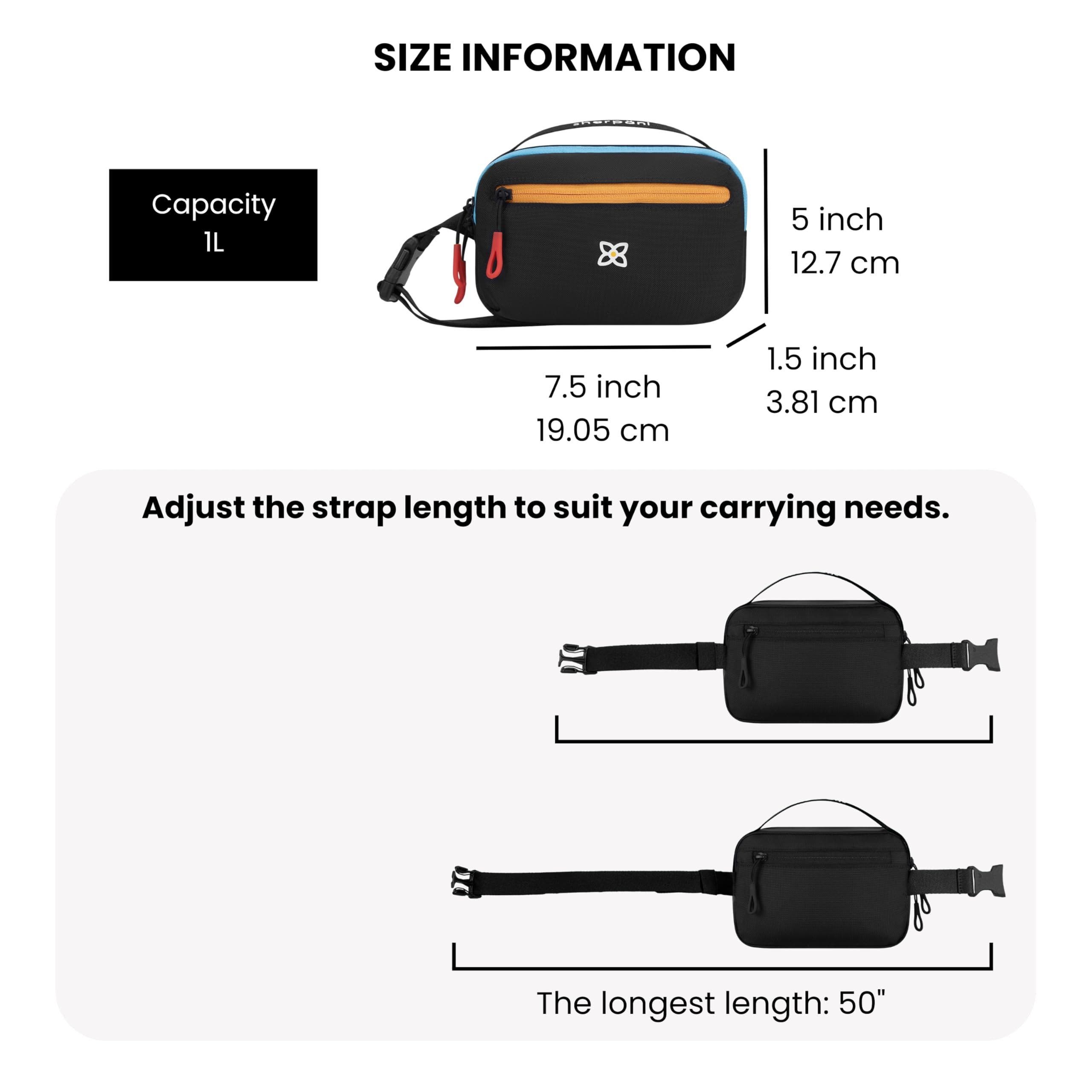 Sherpani Hyk RFID Protection Lightweight Belt Bag, Alternate, color, 