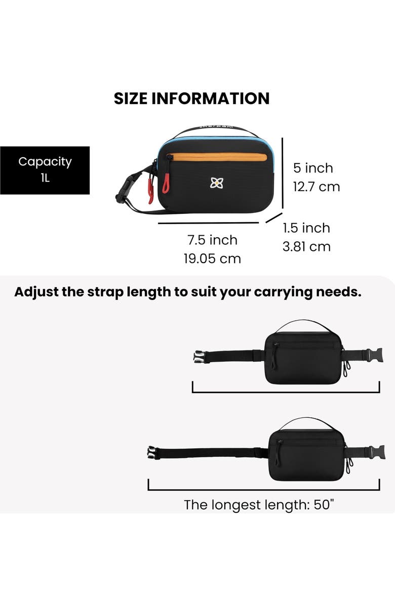 Sherpani Hyk RFID Protection Lightweight Belt Bag, Alternate, color,