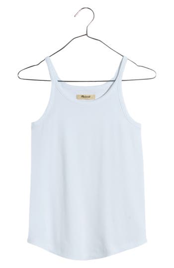 Madewell Brightside '90s Tank In Eyelet White