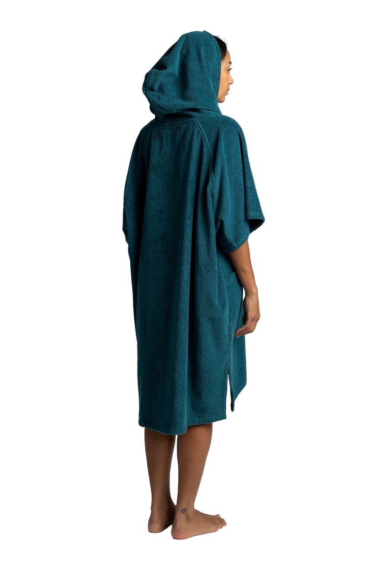 Poncho Towel Change Robe, Alternate, color, Deep Teal