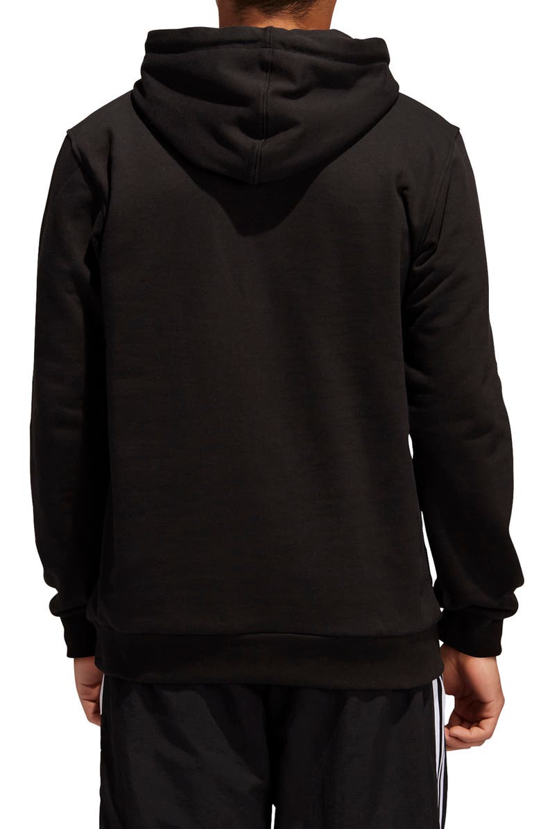 adidas x Run-DMC Logo Graphic Hoodie, Alternate, color, 