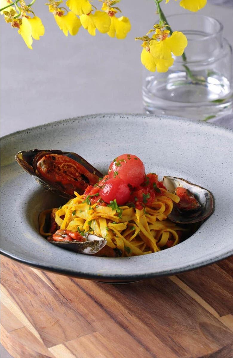 Porto Brasil Deep Rim Plate Set of 4, Alternate, color, Dust