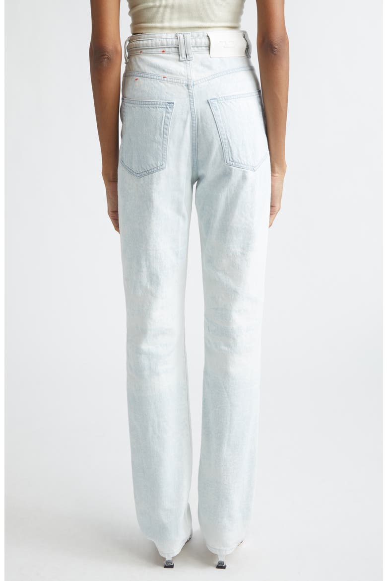 De-Onera High Waist Slim Fit Jeans, Alternate, color, DENIM