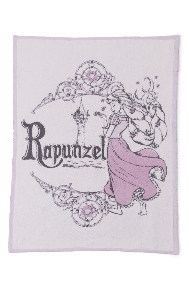 Barefoot Dreams<sup>®</sup> CozyChic<sup>®</sup> Disney Rapunzel Blanket, Main, color, Pearl Multi