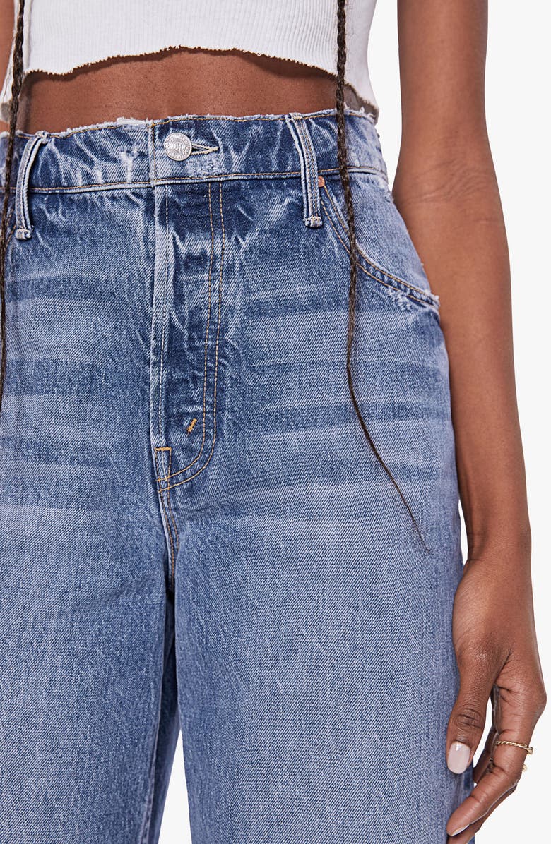 MOTHER Spinner Skimp High Waist Wide Leg Jeans, Alternate, color,