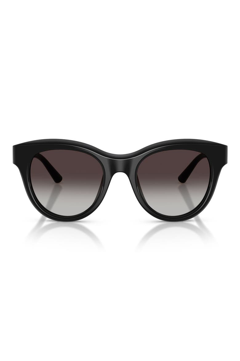 52mm Phantos Sunglasses, Main, color, BLACK / GREY GRADIENT