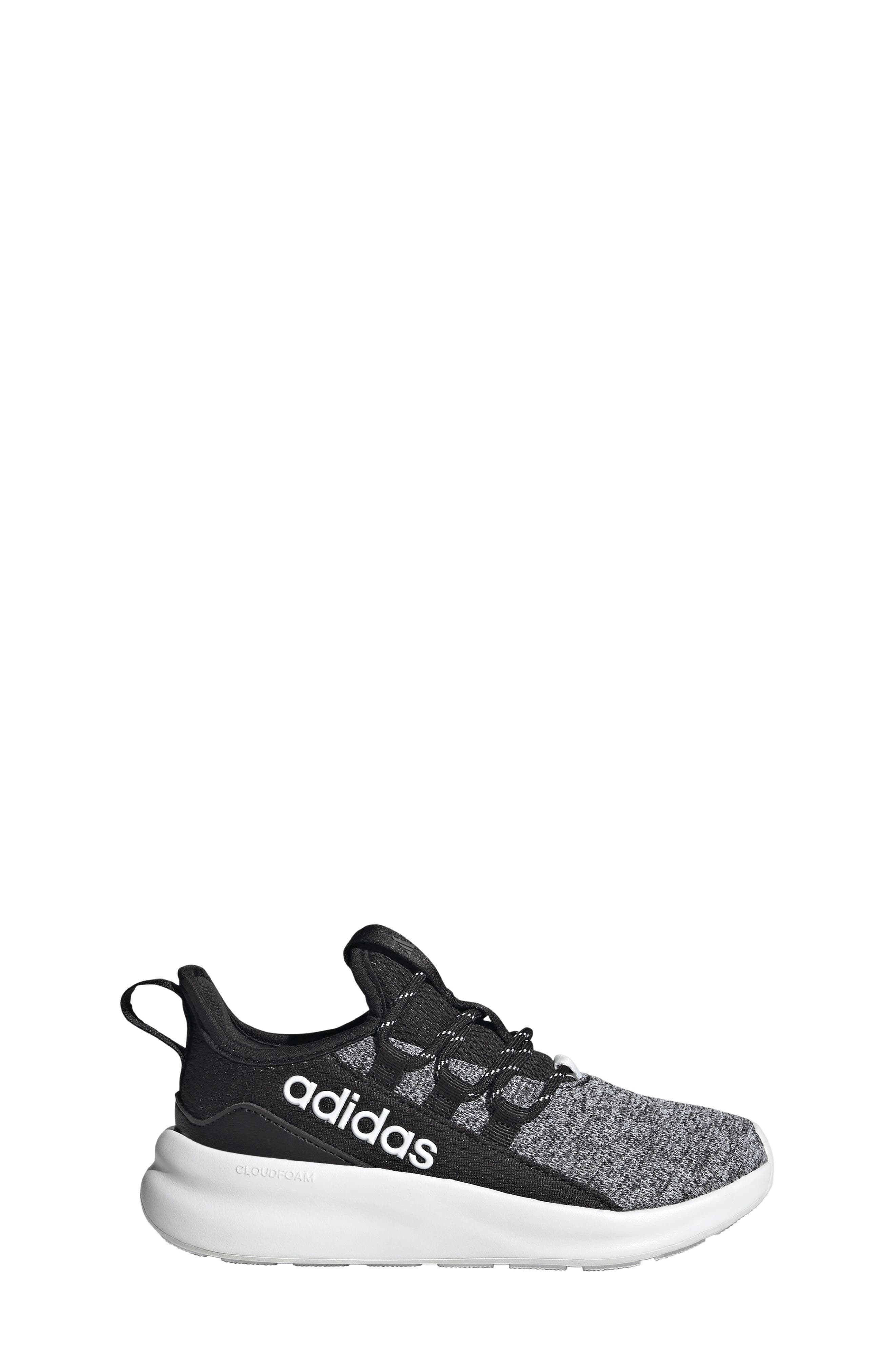 adidas Kids' Lite Racer Adapt 8.0 Sneaker, Alternate, color, Core Black/ Footwear White