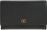 Valentino Garavani VLOGO Signature Leather Wallet on a Chain