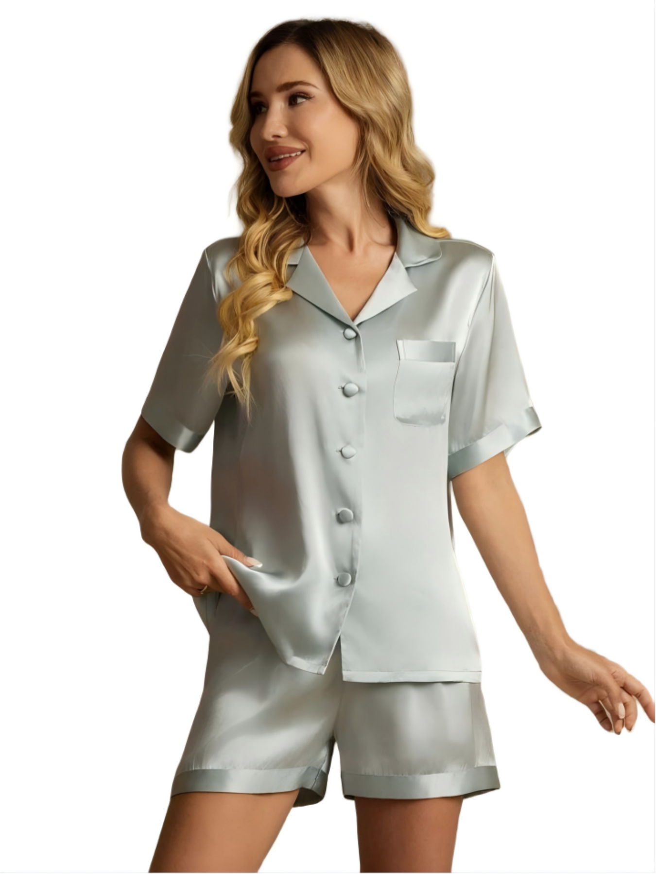selected Pale Aqua Green