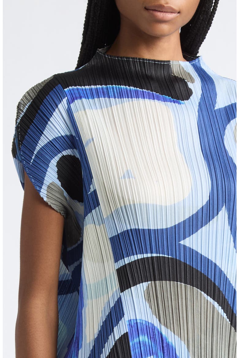Roll Pleated Dress, Alternate, color, LIGHT BLUE