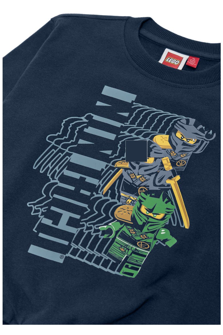 Kids' Ninjago Graphic Sweatshirt, Alternate, color, NAVY