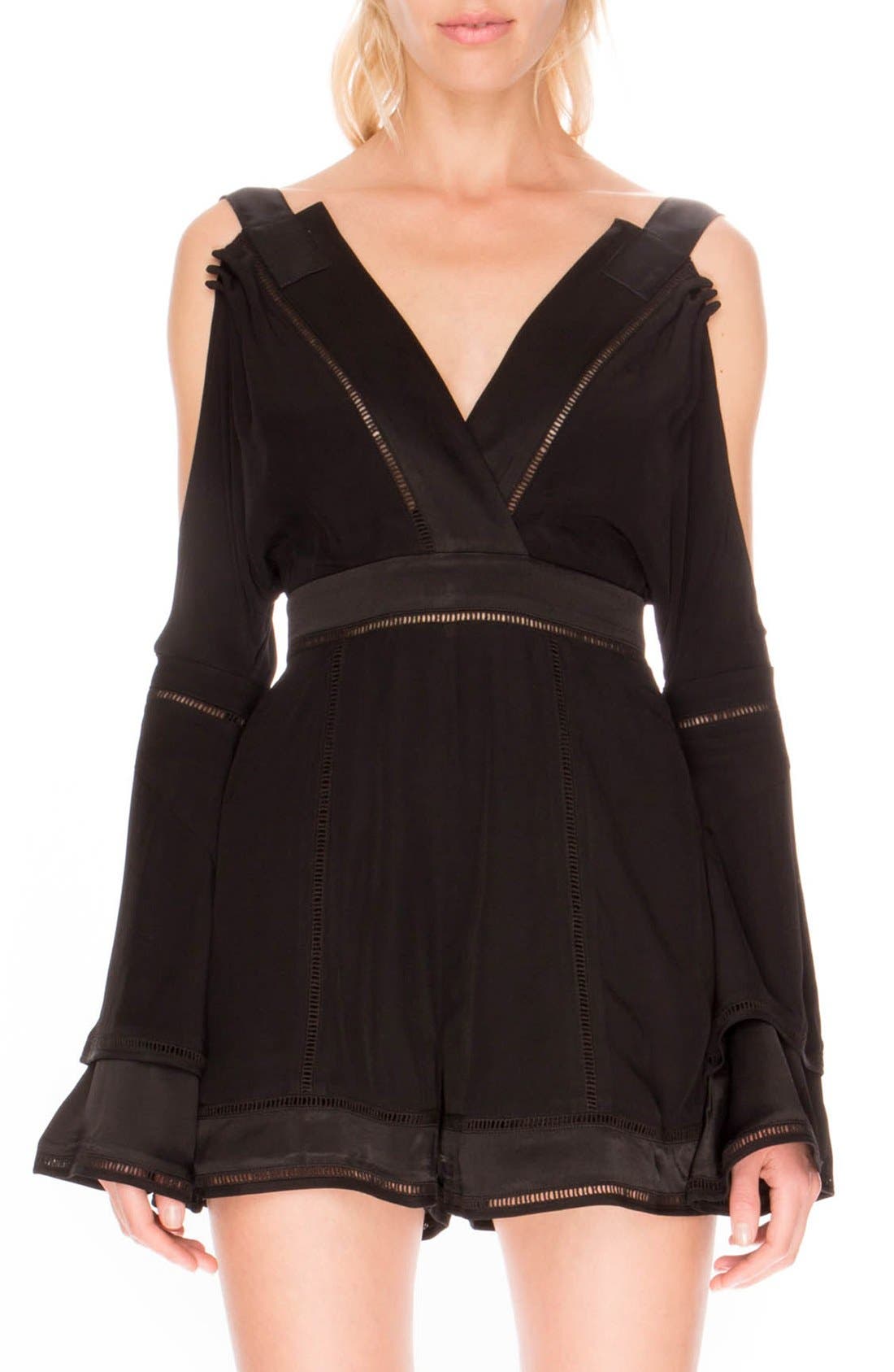 Finders Keepers the Label Cold Shoulder Romper (Women) | Nordstrom