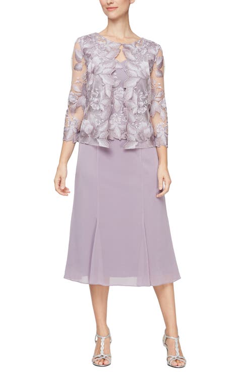 Mock Jacket Midi Dress