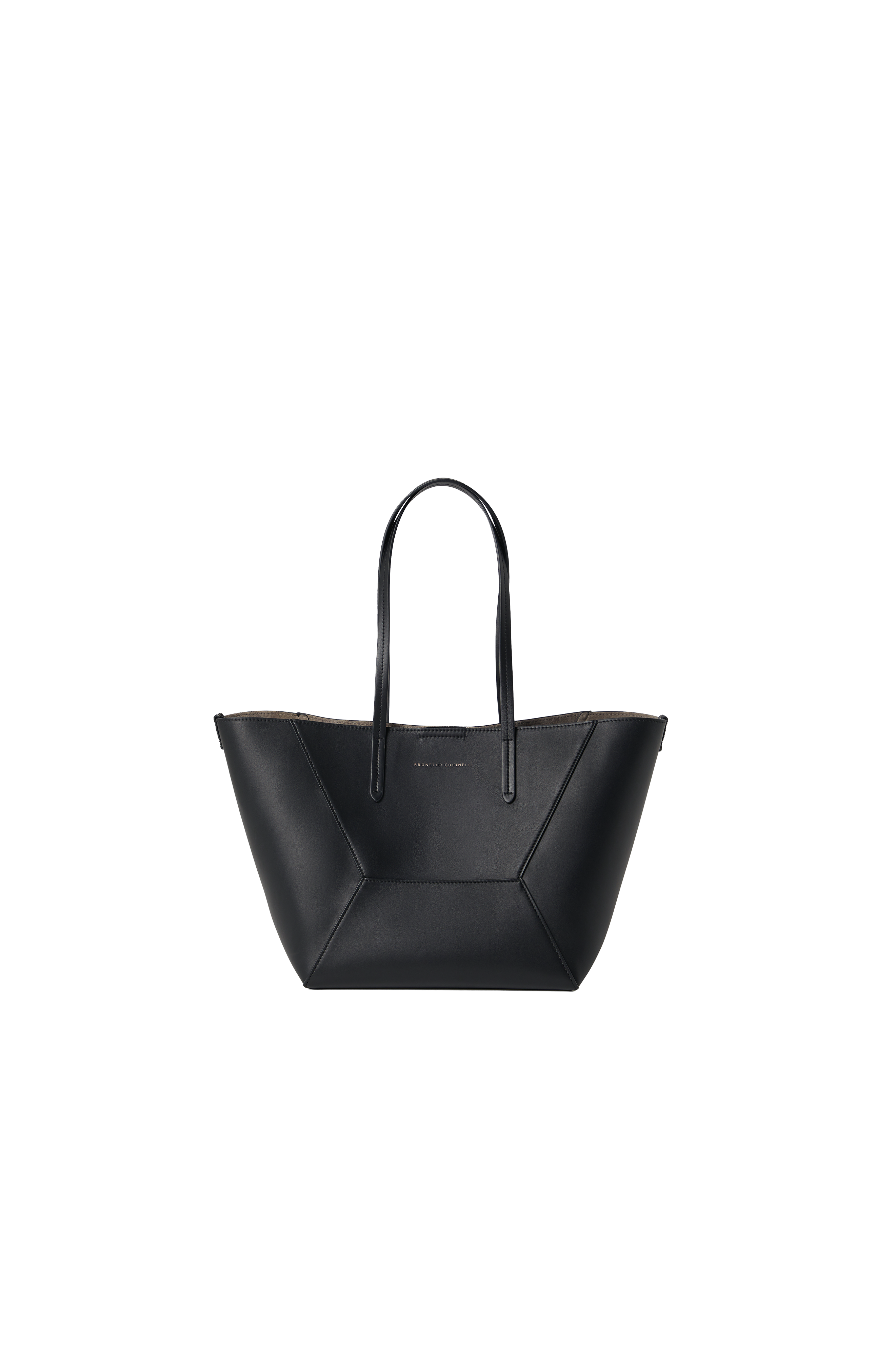 BC Duo small bag in calfskin with monili, Alternate, color, Black