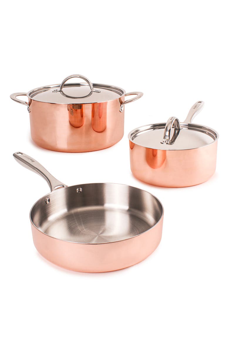 BergHOFF Copper Tri-Ply 6-Piece Set, Main, color, Copper