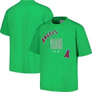 PLEASURES Men's PLEASURES  Green Los Angeles Angels Repurpose T-Shirt