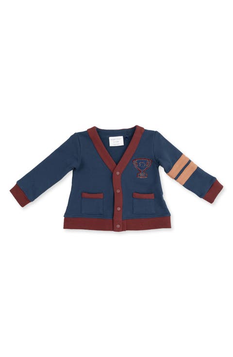 Kids' Varsity French Terry Cardigan