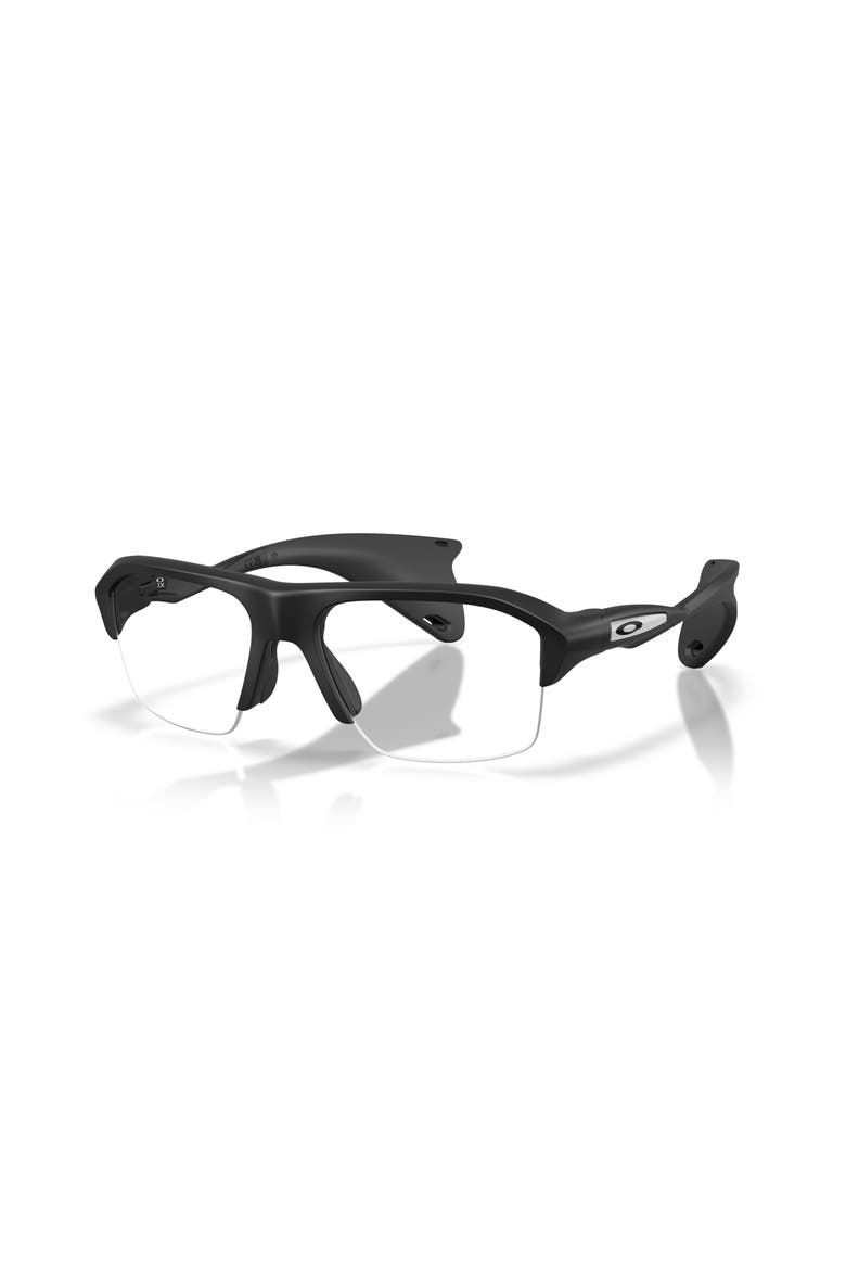 62mm Rectangle optical glasses, Main, color, Black