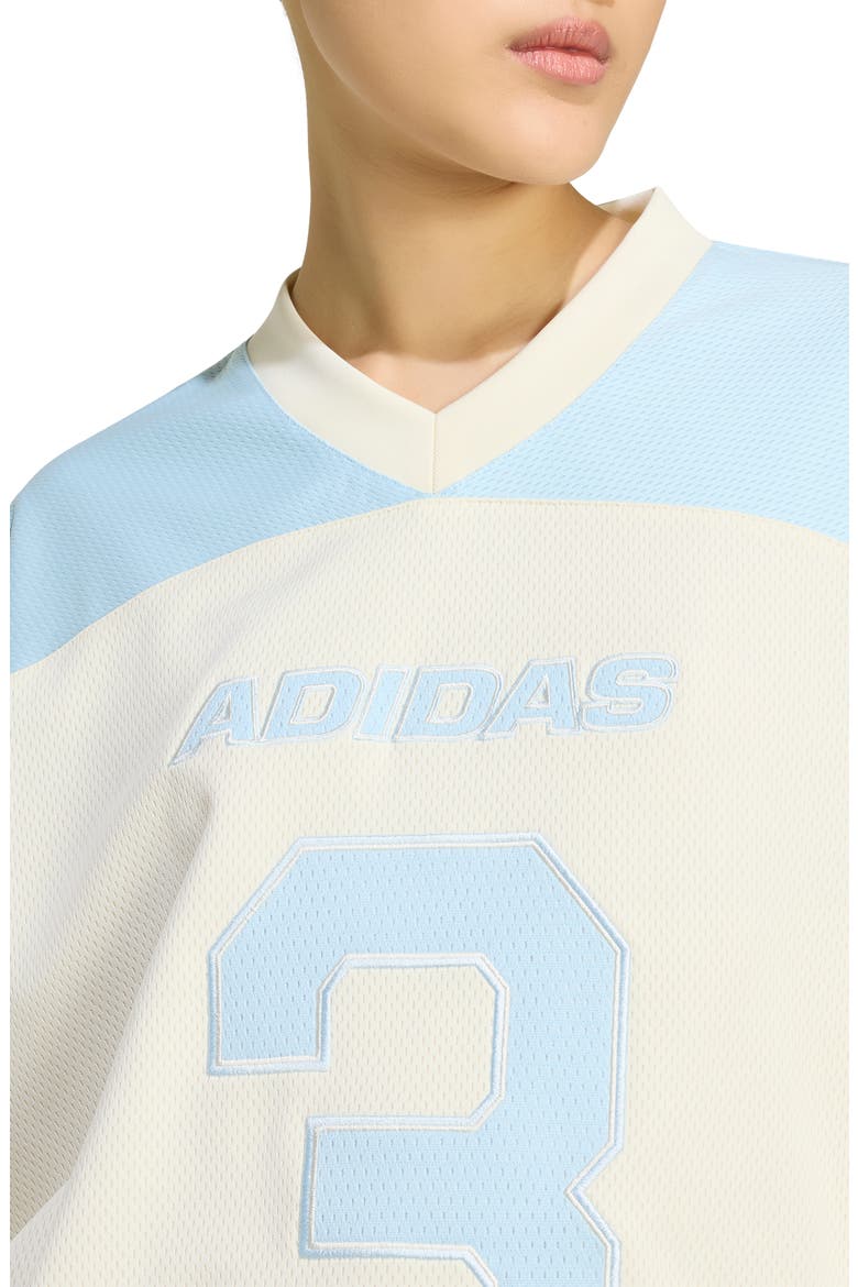 Hockey Jersey Dress, Alternate, color, ICE BLUE