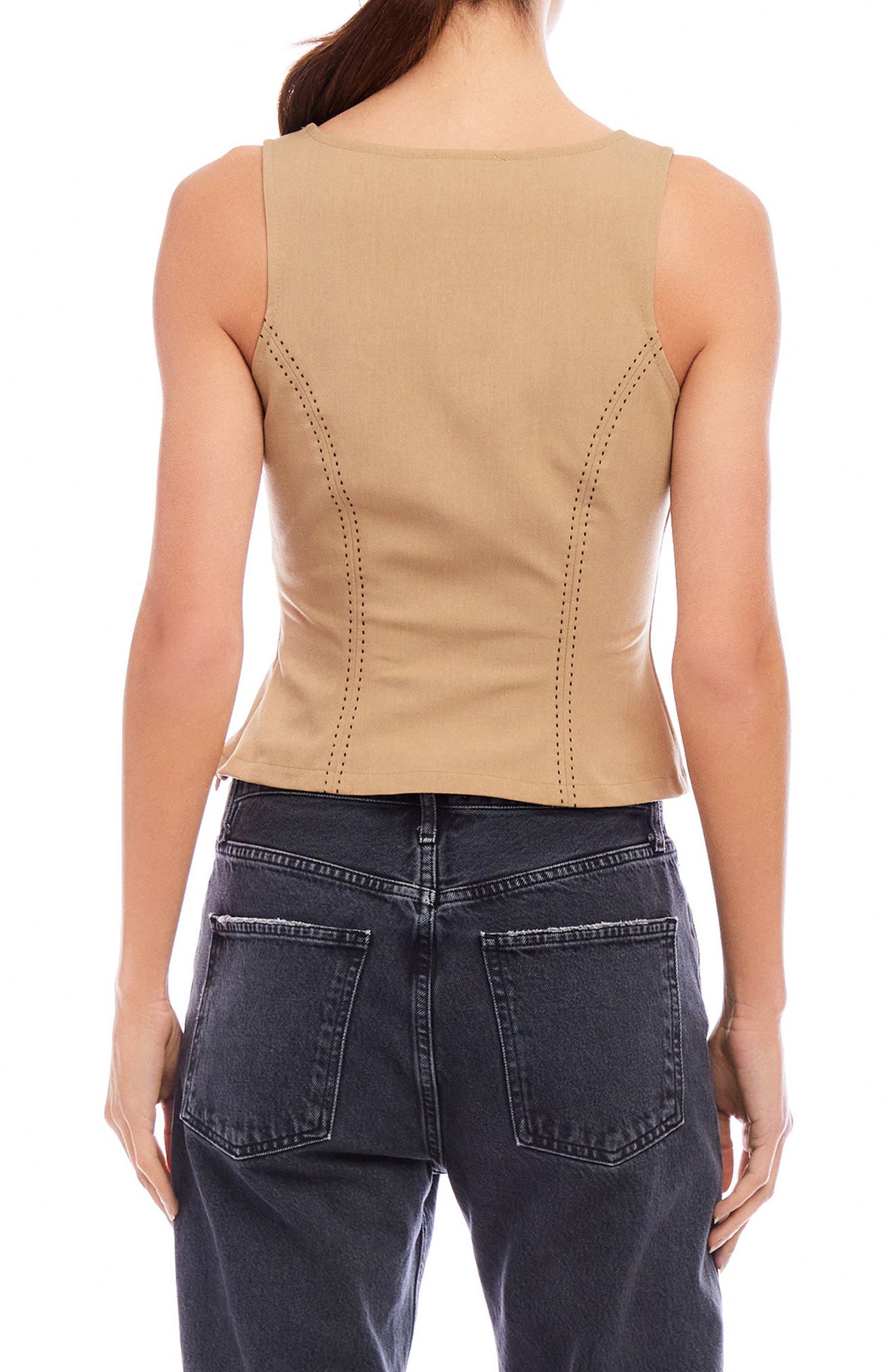 FIFTEEN TWENTY Kali Saddle Stitch Crop Top (Women) | Nordstromrack