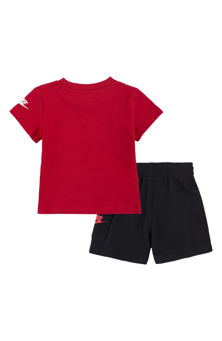 Nike Kids' T-Shirt & Cargo Shorts Set, Alternate, color, Black