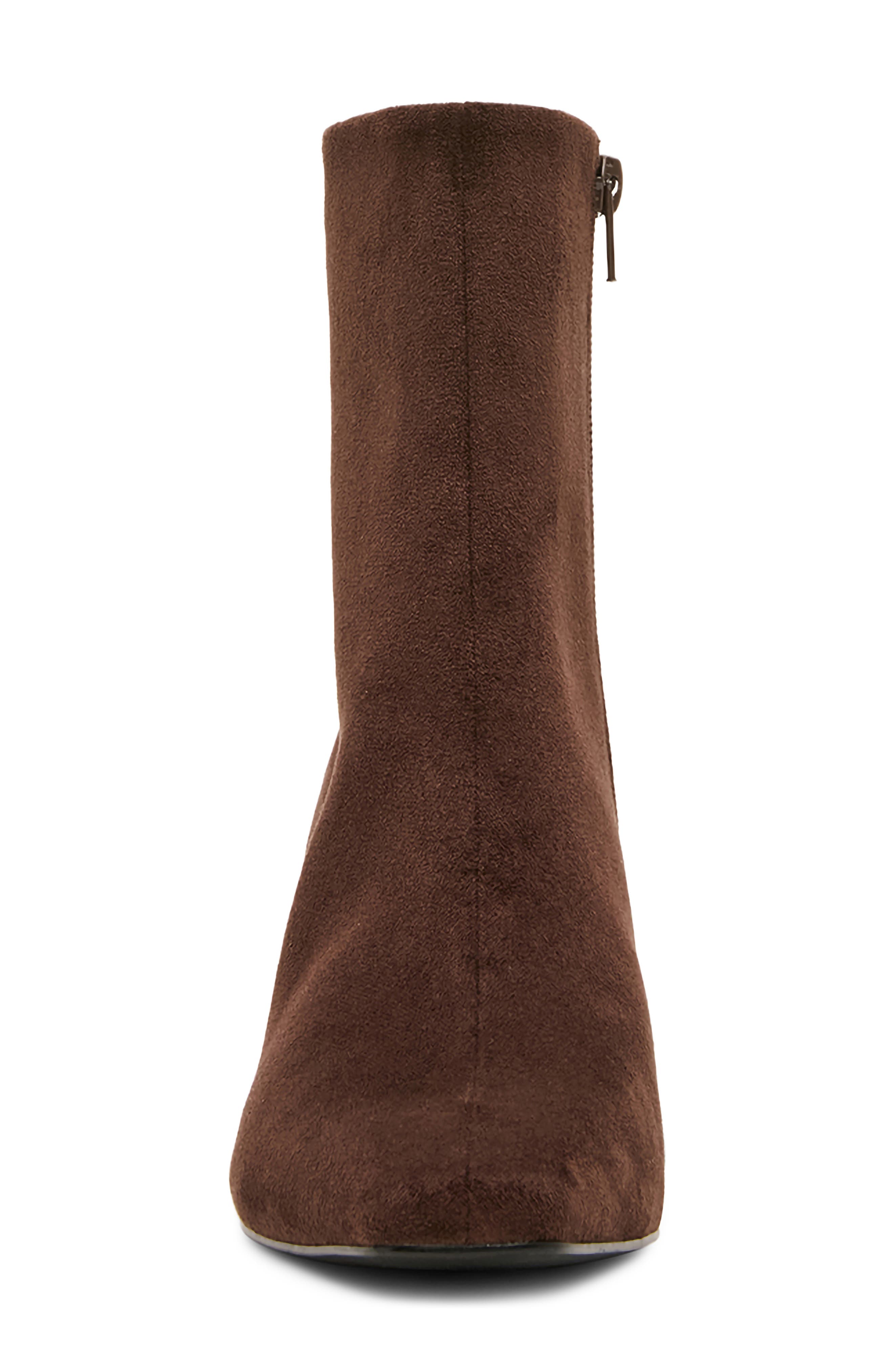 Art Faux Leather Bootie, Alternate, color, COFFEE FAB