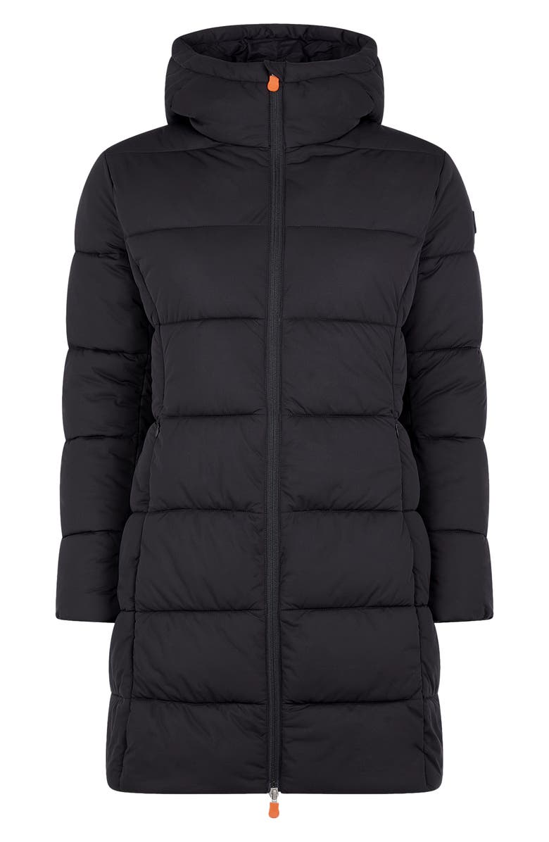 Save The Duck Water Repellent Hooded Puffer Coat, Alternate, color, 