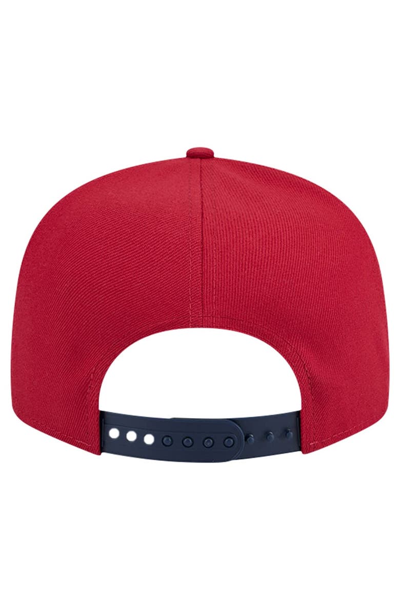 New Era Men's New Era White/Navy Denver Nuggets Throwback Gradient Tech Font 9FIFTY Snapback Hat, Alternate, color, White